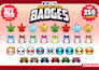 draw cute twitch emotes, animated emotes, vtuber or sub badges